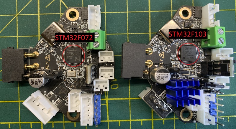 Difference between SHTv2 MCUs